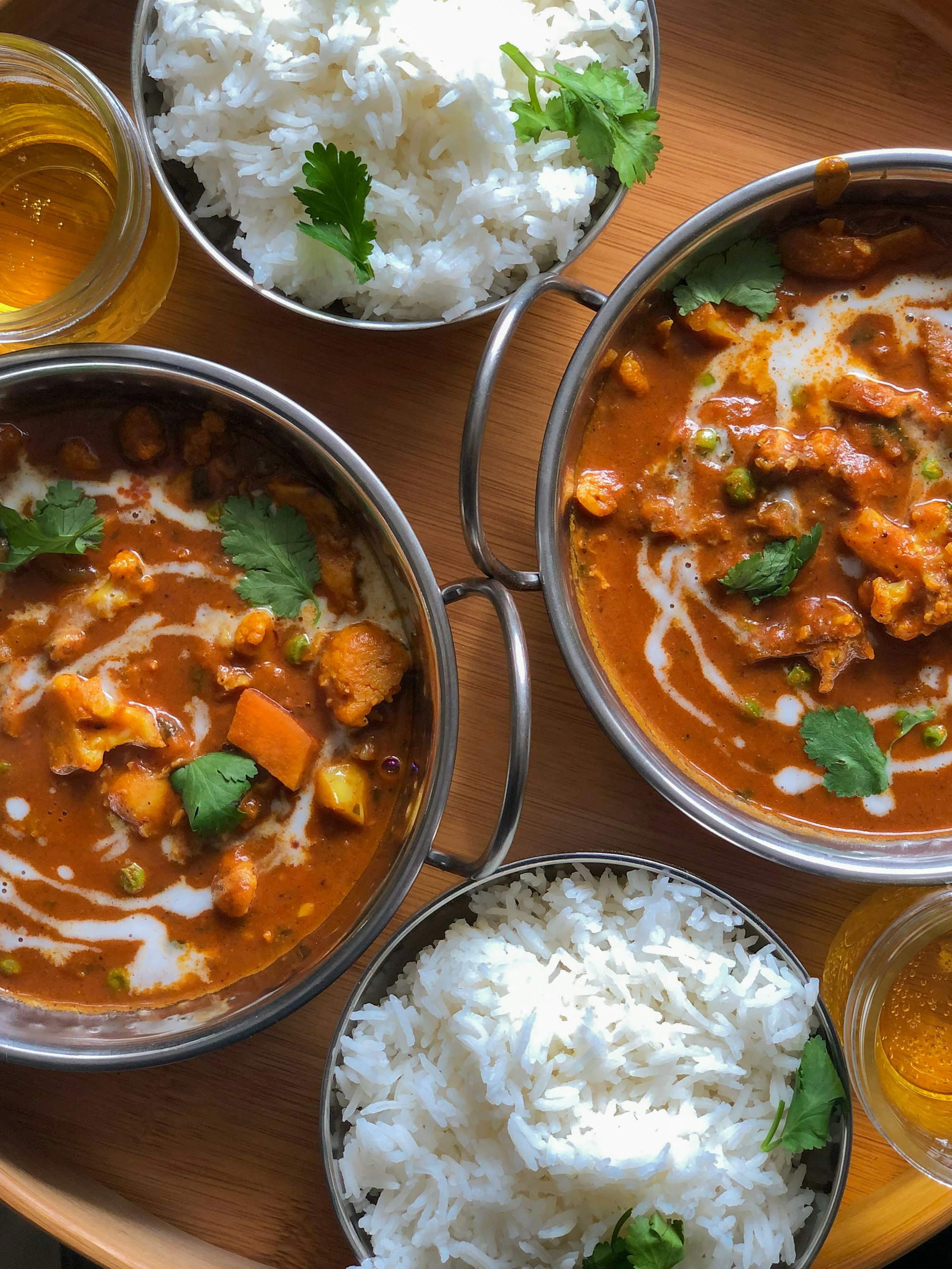 Punjabi curries and tandoori bread
